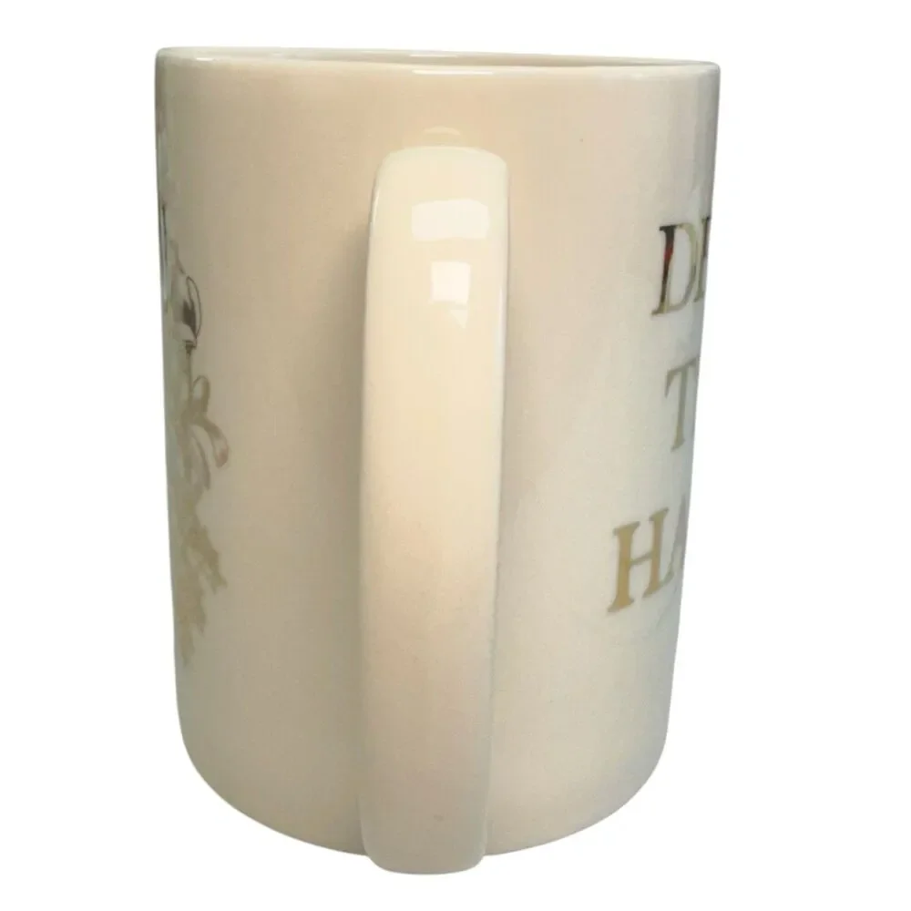 NWOB Lenox Golden Holidays Wreath Mug Christmas‎ Festive Holiday 12 Oz #863660